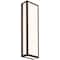 Access Lighting GEO, Dual Voltage Outdoor LED Wall Mount, Bronze Finish, Acrylic Lens Acrylic 20092LEDMG-BRZ/ACR - alternate 9
